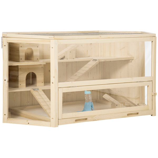 Wooden deals hamster cage